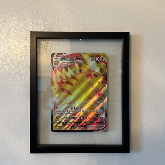 Pokémon 151 pikachu large card framed authentic sword and shield collection - Picture 6 of 7